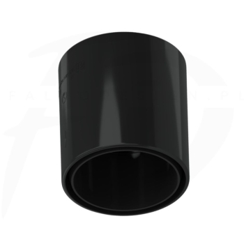 Złączka rury spustowej PVC firmy KROP ⌀ 63 kolor czarny